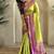 Lime silk blend Sarees 