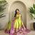 Lime silk blend Sarees 