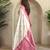 White silk blend Sarees 