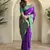 Plum silk blend Sarees 