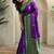 Plum silk blend Sarees 