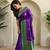 Plum silk blend Sarees 