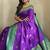Plum silk blend Sarees 