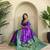Plum silk blend Sarees 