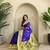 Violet silk blend Sarees 