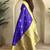 Violet silk blend Sarees 