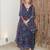 Brinda Blue Bandhani Suit Set Stylish Suit Set With Dupatta