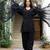 Black Mirror Work Suit Set With Jacket And Potli Heavy Five Piece Suit Set