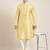 Yellow embroidered kurta pajama