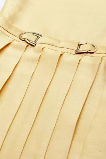 Yellow drape kurta pajama