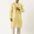 Yellow embroidered kurta pajama