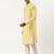 Yellow embroidered kurta pajama