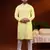 Yellow chikankari kurta pajama