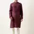 Wine embroidered kurta pajama