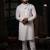Off white cotton kurta pajama
