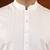 White fine cotton embroidered kurta pajama