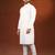 White fine cotton embroidered kurta pajama