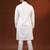 White fine cotton embroidered kurta pajama