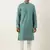 Teal cotton cotton kurta pajama