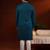 Teal chikankari kurta pajama