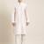 Light pink embroidered kurta pajama