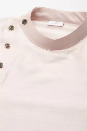 Light pink drape kurta pajama