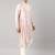 Light pink drape kurta pajama