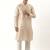 cream embroidered kurta pajama