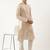 cream embroidered kurta pajama