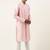 Pink embroidery angrakha kurta pajama