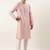 Pink silk mirror embroidered kurta pajama