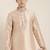 Gold silk embroidered kurta pajama