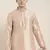 Gold silk embroidered kurta pajama