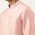Peach embroidery angrakha kurta pajama