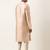 Peach embroidery angrakha kurta pajama