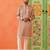 Brown embroidered kurta pajama