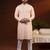 Peach chikankari kurta pajama