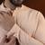 Peach chikankari kurta pajama