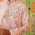Peach printed kurta pajama