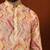 Gold zigzag multicolor ceremonial kurta pajama