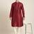 Maroon embroidered kurta pajama