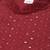 Maroon embroidery angrakha kurta pajama