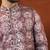 Maroon tie dye kurta pajama