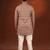 Printed maroon cotton kurta pajama set