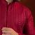 Maroon sequin embroidered kurta pajama
