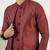 Maroon layered kurta pajama