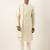 Light gold embroidery angrakha kurta pajama