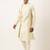 Light gold embroidery angrakha kurta pajama