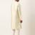Light gold embroidery angrakha kurta pajama