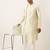 Light gold embroidery angrakha kurta pajama
